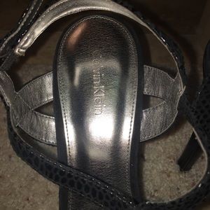 Calvin Klein black high heels